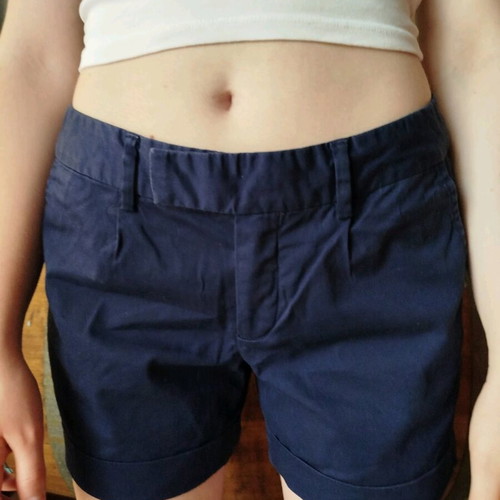 Benetton navy blue shorts like new, size S