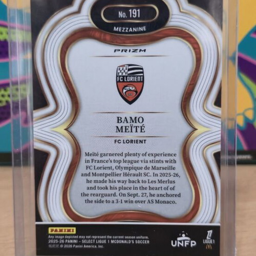 Bamo Meïté RC Panini Select card like new