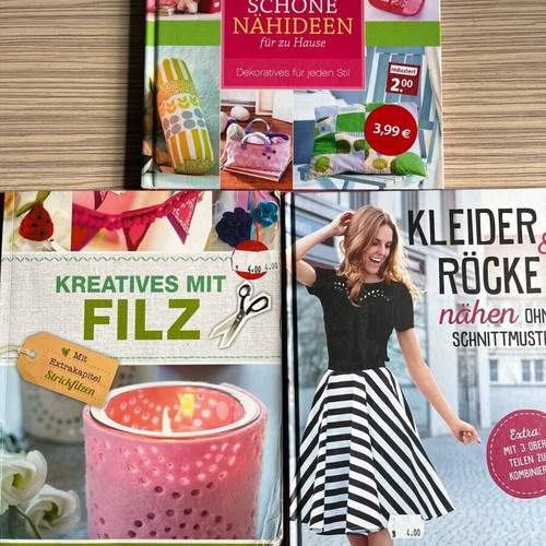German books for crafts and felting like new