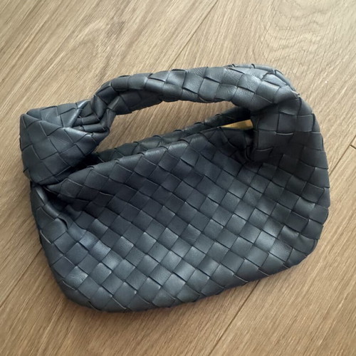 Branded leather bag