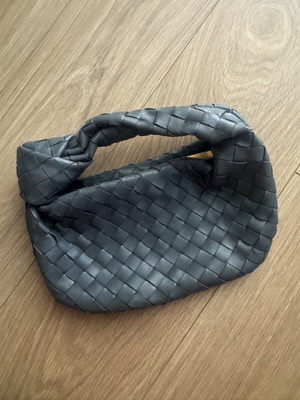 Branded leather bag