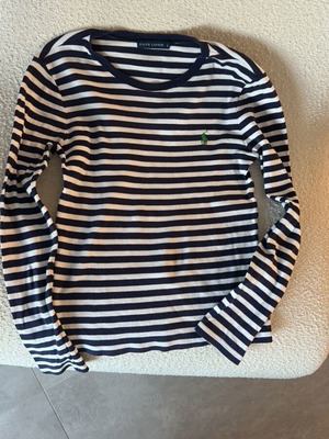 Ralph Lauren striped long sleeve top, size medium