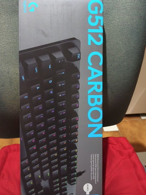 Logitech G512 Carbon mechanical keyboard with brown switches new