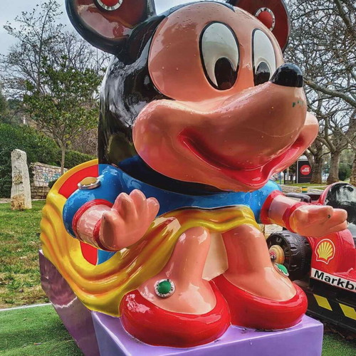 Coin-operated rocking games used
