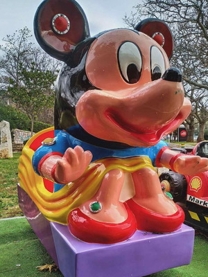 Coin-operated rocking games used