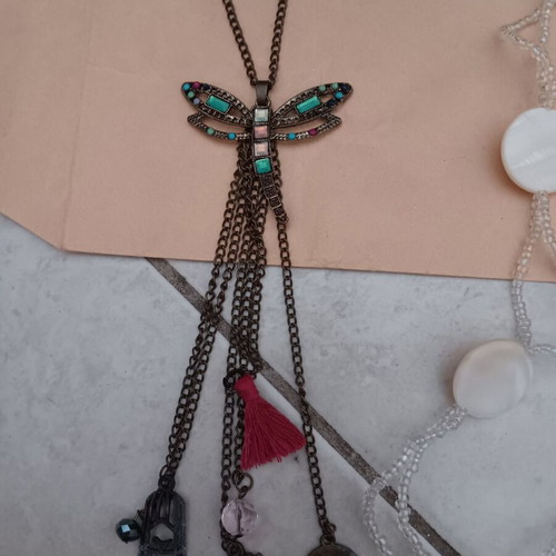 Necklaces used, multicolored, sold separately