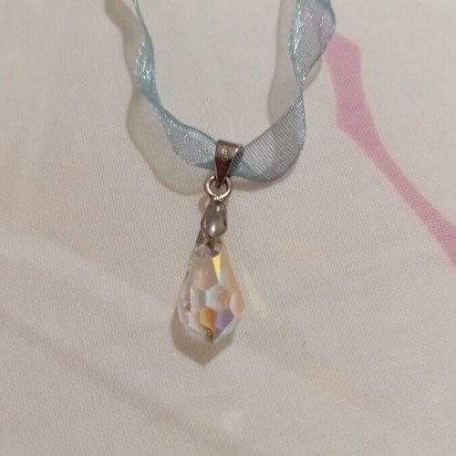 Pendant necklace Swarovski like new for women