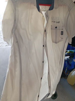 Cedar Wood State shirt like new, white, size L