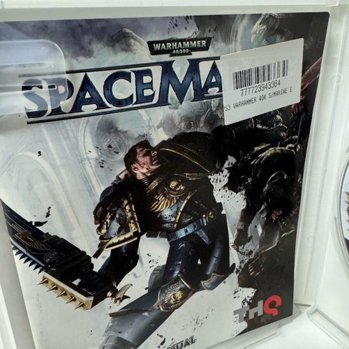 PlayStation 3 (PS3) game SpaceMarine Warhammer 40K Elite Armour Pack like new