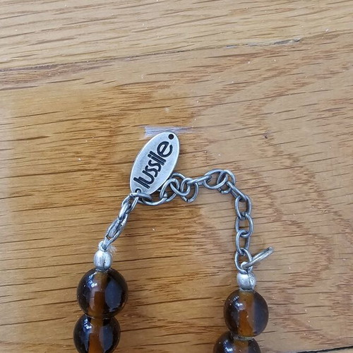 Set of three vintage boho style necklaces used