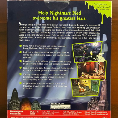 Nightmare Ned Big Box PC new, English release complete in box