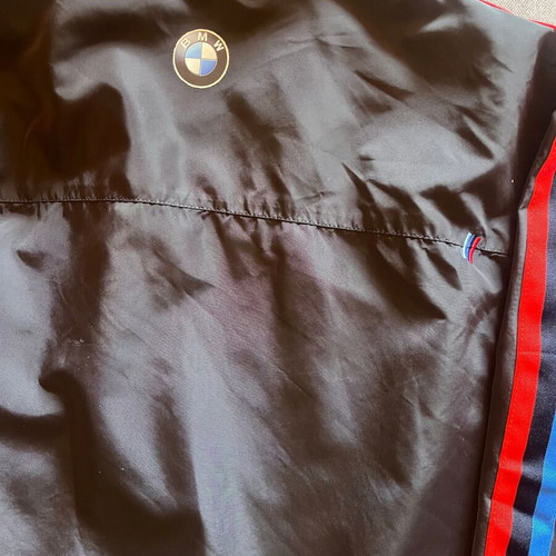 BMW Motorsport Jacket like new, black with red and blue stripes, 3XL