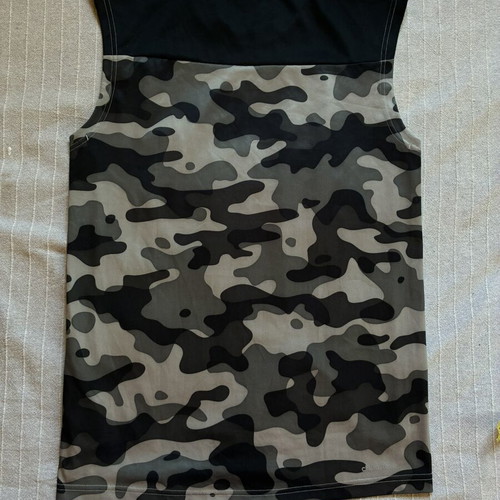 Adidas Climalite Camo Tank Top, grey black, size small