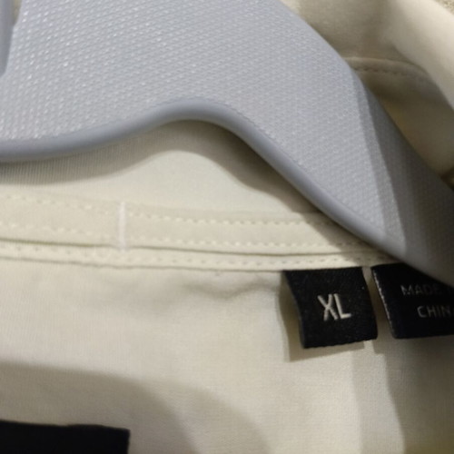 DKNY men's shirt XL, very pale yellow