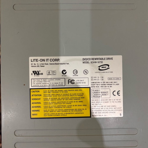 Internal DVD/CD drive for desktop black like new