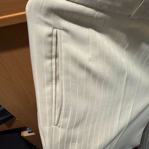 Men’s Suit official beige cream like new, size L-XL