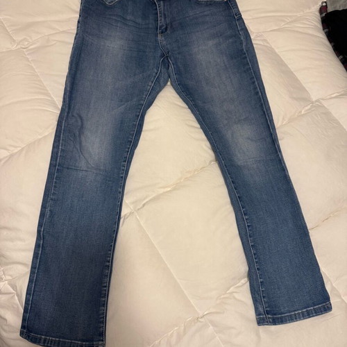 Raxevksy elastic jeans used, size M, blue