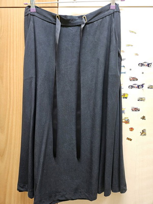 Julia Bergovich maxi skirt blue like new, size L