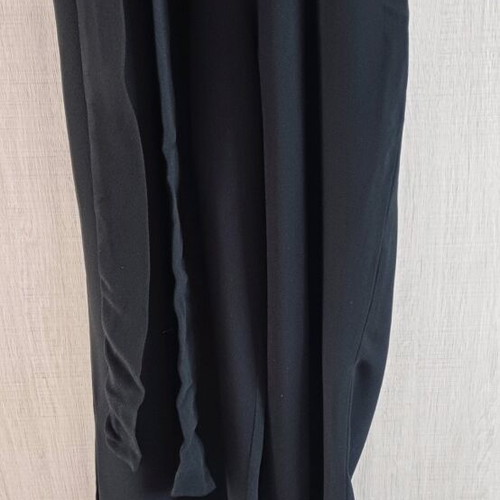 Sleeveless jumpsuit crepe black used, size M