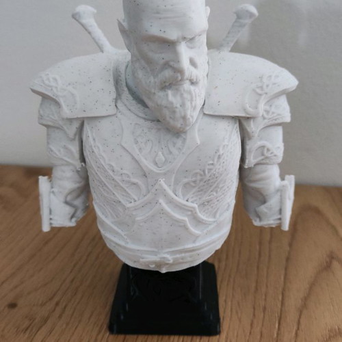 Φιγούρα Kratos από God of War 3d printed, καινούργια, ύψους 14 εκ με βάση