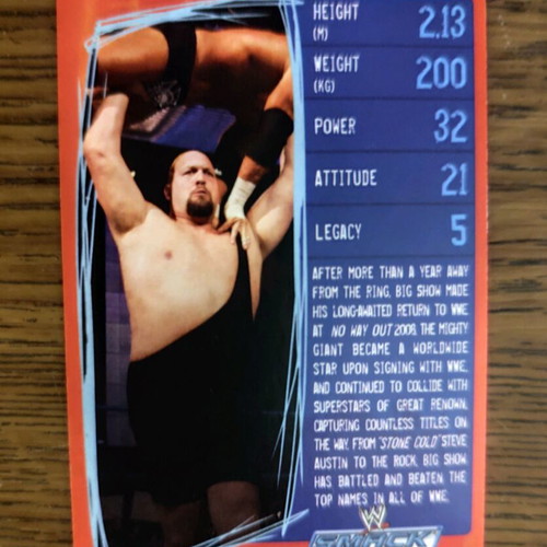 WWE cards collectible pack of 30 like new, 2009 edition