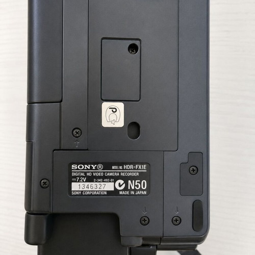 Sony HDR-FX1E HDV 1080i MiniDV 3CCD camcorder used with Carl Zeiss lens
