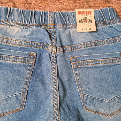 Jean pants for boy 11-12 years new with elastic Run boy
