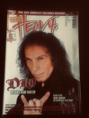 Heavy Oder Was #68 metal magazine 2003 like new