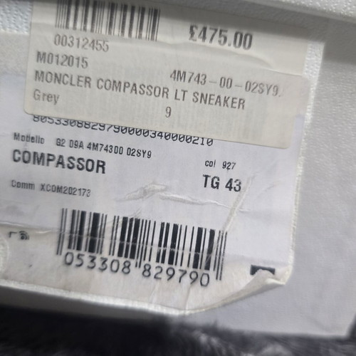 Moncler Compassor sneakers size 43 new