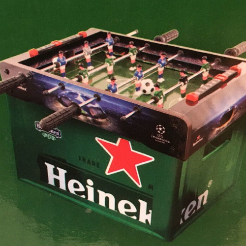 Heineken wooden foosball table new