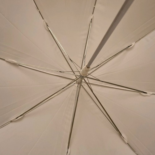 White bridal umbrella new