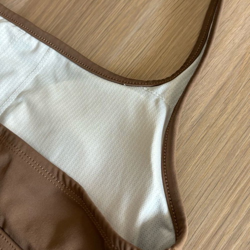 Sports bra new, brown, size S
