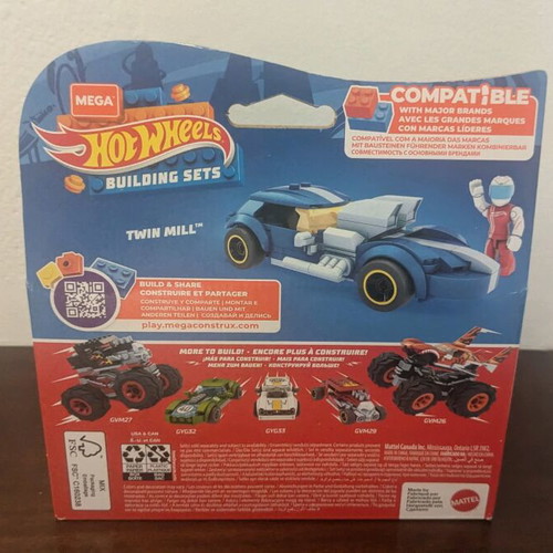 Mega Construx Hot Wheels Twin Mill building set new