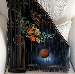 ZITHER vintage μουσικο οργανο