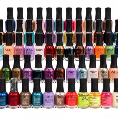 Orly Nail Polishes Collection like new, 117 pieces
