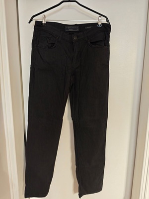 Angelo Litrico (C&A) men's pants used, black/dark gray, slim fit W34 L32