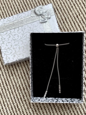 Silver necklace new in gift box