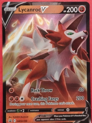 Lycanroc V #SWSH199 Pokemon Promo new