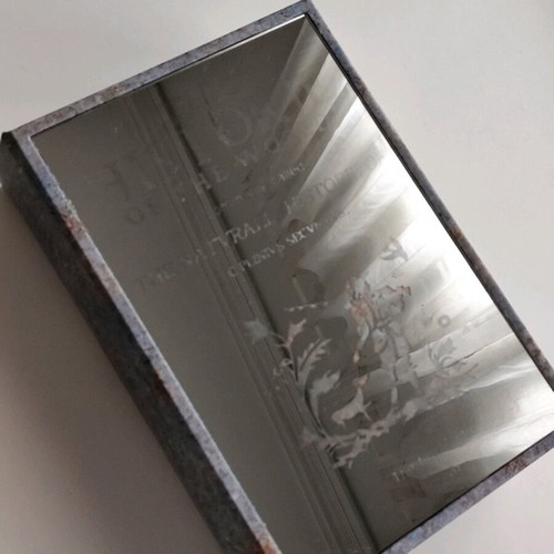 Decorative book box with mirror like new, Inart