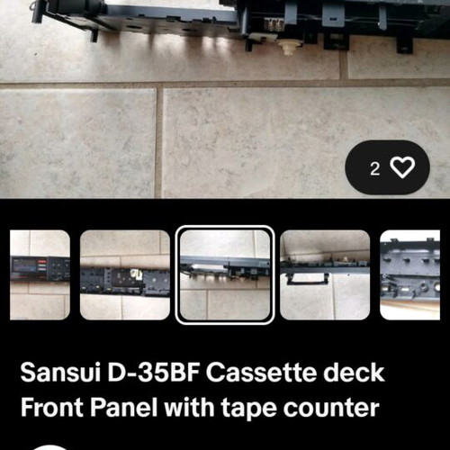 Sansui D 35bf cassette deck used, made in Japan 1988