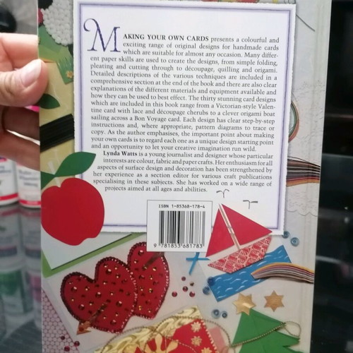 Book Making Your Own Cards by Lynda Watts new in English
