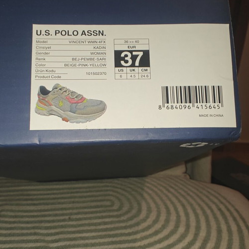 U.S. Polo Assn. Vincent Wmn 4fx sneakers new, multicolor