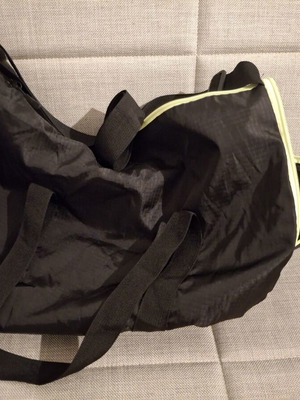 Gym Bag used, black with second external compartment