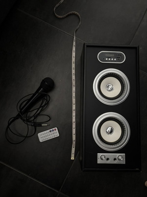 Ηχείο Bluetooth Karaoke i-JMB με LED, USB, FM, τηλεχειριστήριο και μικρόφωνο σαν καινούργιο