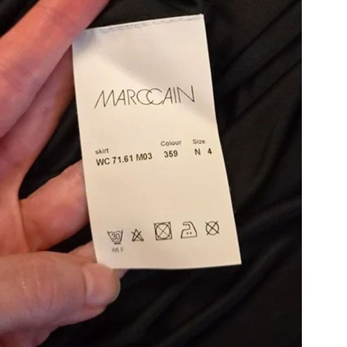 Marc Cain Flared Skirt Size N4 Blue Purple