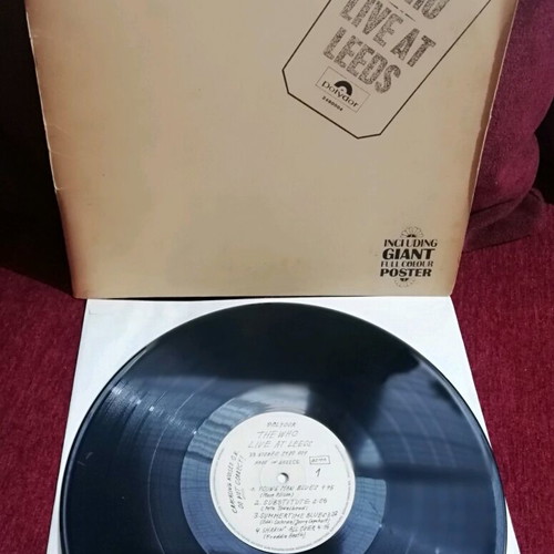 The Who Live At Leeds record used, Greek pressing, first edition
