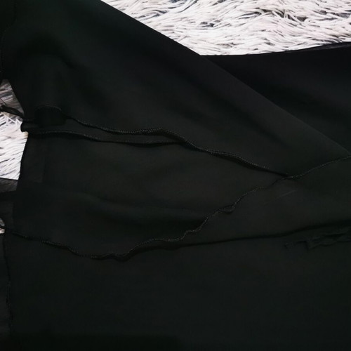 Black muslin skirt