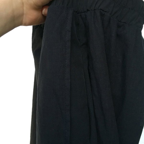 Men's wide leg pants like new, black, size L
