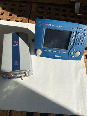 SAAB AIS GPS Positioning System used, set with R4 AIS Transponder