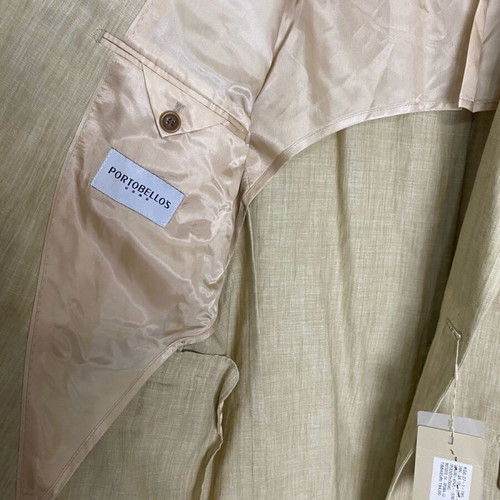 Portobellos men's suit new, size 54, beige linen